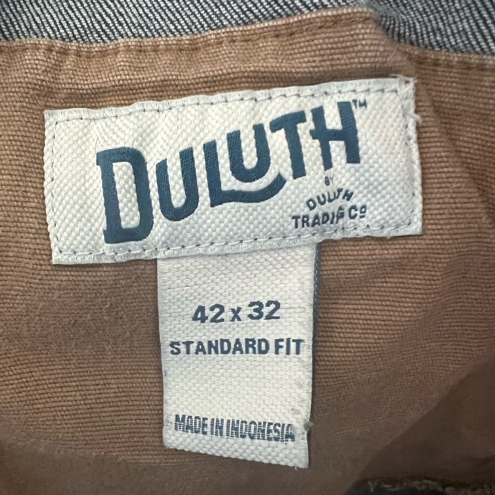 Men’s Duluth Trading Co. 42x32 Standard Fit Ballroom denim blue jeans